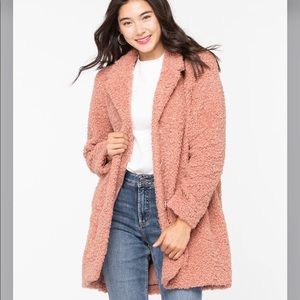Pink Teddy Coat